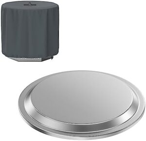 Here is the generated SEO meta description:

"Elevate your outdoor gatherings with the BBQ-PLUS Fire Pit Lid and Cover, designed for Solo Stove Bonfire 1.0/2.0. Waterproof and durable with stainless steel and Oxford fabric construction."