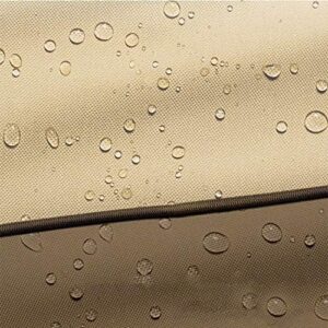 Protect your outdoor grill with our beige waterproof cover, perfect for rainy days or dust-prone areas. Features anti-dust material and compact design (190x71x117cm).