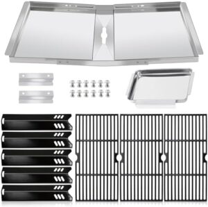 Upgrade your backyard grill with genuine Dyna Glo replacement parts for a seamless cooking experience. Includes grill grates, drip pan, grease tray and heat plates for models BY13-101-001-13, BHG Grill Parts BH15-101-099-02 and BH13-101-099-01.