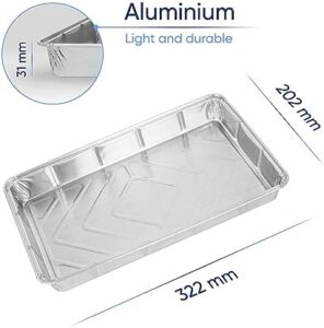 "Transform your cooking and food storage with Coppice's Aluminium Foil Tray, perfect for baking, grilling, roasting, and more. Durable 250 trays design, oven, microwave, and freezer safe."