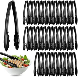 Elevate your serving experience with Tessco's 80-piece plastic tongs set, perfect for bulk servings. Heavy-duty and durable, ideal for kitchen, buffets, BBQs, and catering events.