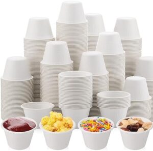 Here is the generated SEO meta description:

"Perfect for parties, picnics, barbecues or travel events, these Zubebe 800 Pack Disposable Souffle Cups are ideal for portioning small foods. White cups with compact design for easy storage and use."