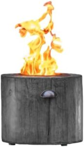 Here is the output:

"Upgrade your outdoor gatherings with the El Fuego Black Fire Pit, a CO2-friendly and cost-effective alternative to traditional fire pits. No wood required!"
