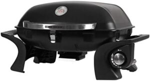 Master the art of outdoor cooking with this portable gas BBQ featuring automatic ignition and steel body. Enjoy effortless grilling on-the-go!