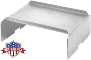 "Upgrade your grilling experience with the Smoke Daddy OEM Heat Diffuser, designed for Traeger, Z Grill, and more. Heavy-duty 10 gauge construction for efficient heat distribution."
