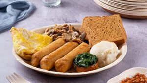 Here is the generated SEO meta description:

"Serve hot food with eco-friendly FOOGO Green 500pcs Disposable Palm Leaf Plates, biodegradable and compostable like wooden plates. Perfect for picnics and parties."