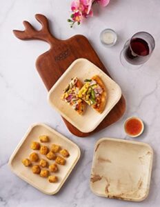 Elevate your events with FOOGO's eco-friendly Palm Leaf Plates, 500pcs of compostable, biodegradable and compostable plates ideal for hot food, picnics and wedding parties.