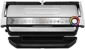 Get the ultimate grilling experience with Tefal's Optigrill Plus, featuring 9 automatic settings, cooking sensor, and non-stick removable plates. Perfect for large families or entertaining guests. Save up to £20 on your grill purchase!